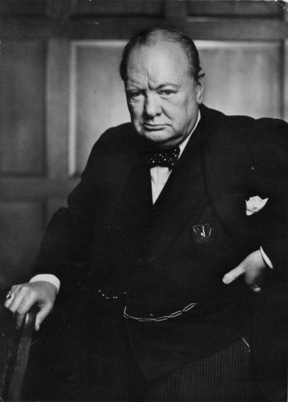 2. Yousuf Karsh -Winston Churchill